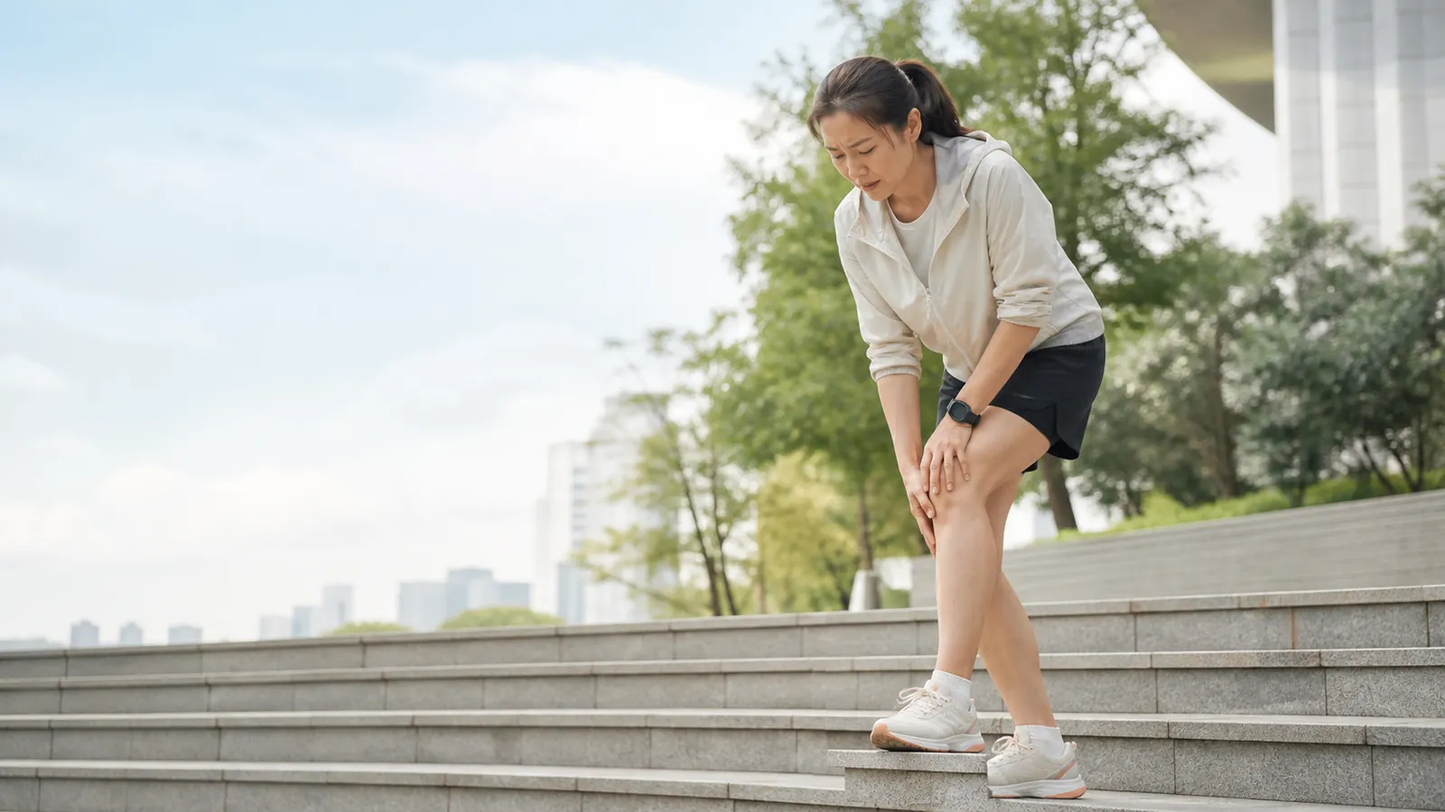 東亞女性走樓梯後留意膝部